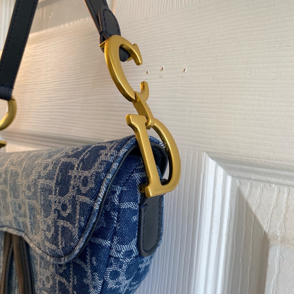 DIOR Saddle bag, Authentic Christian Dior Saddle Bag with serial number - Picture 6 of 12